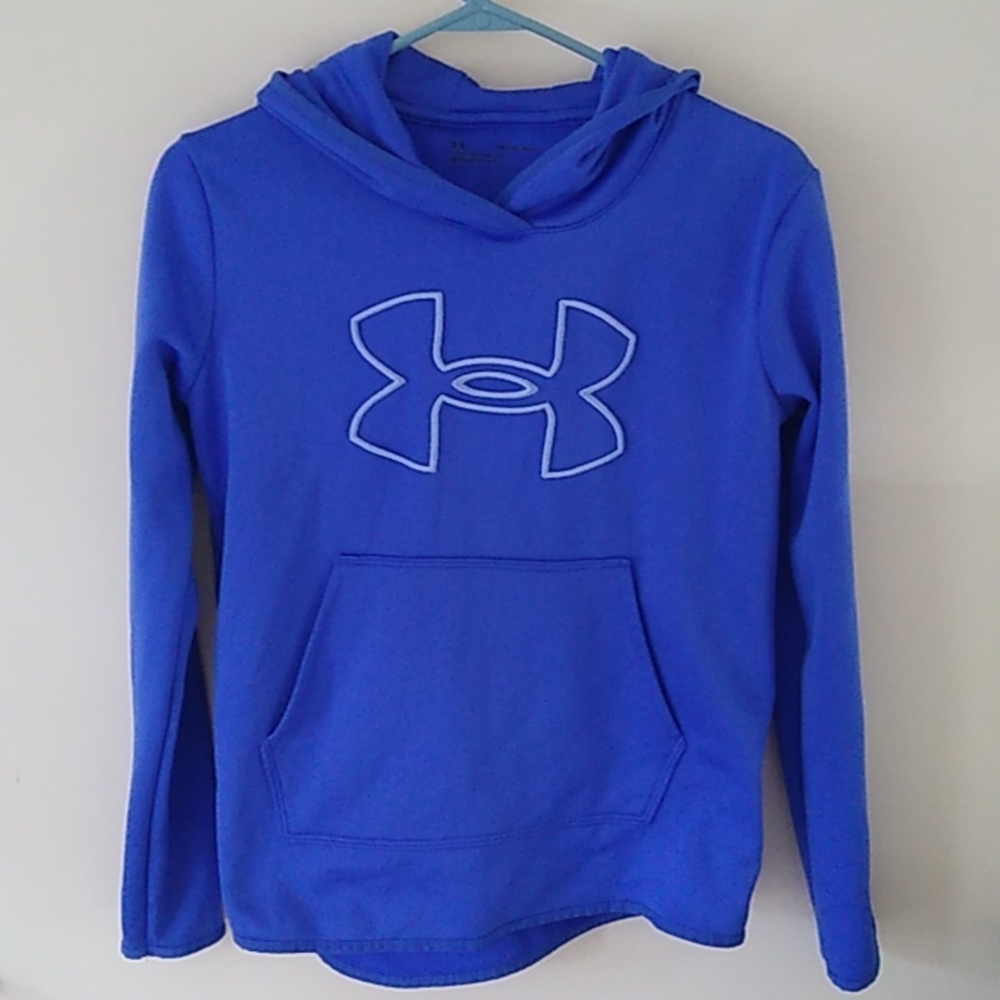 Woman's Under Armour pullover hoodie size XS color blue